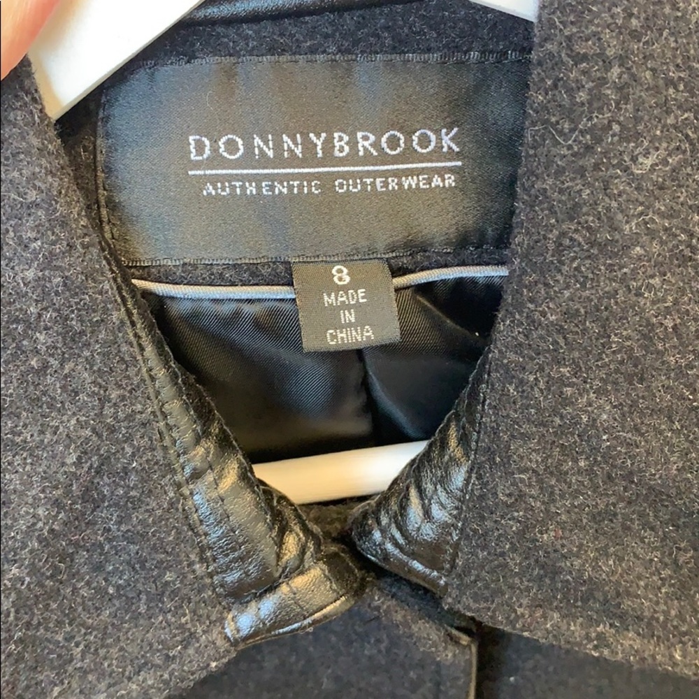 Donny Brook gray wool pea coat sz 8 - Picture 6 of 8